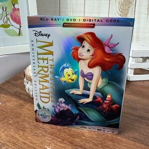 Disney The Little Mermaid Blu-ray with Colorful Characters